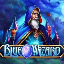 Blue Wizard logo by Quickspin at OneRush Casino