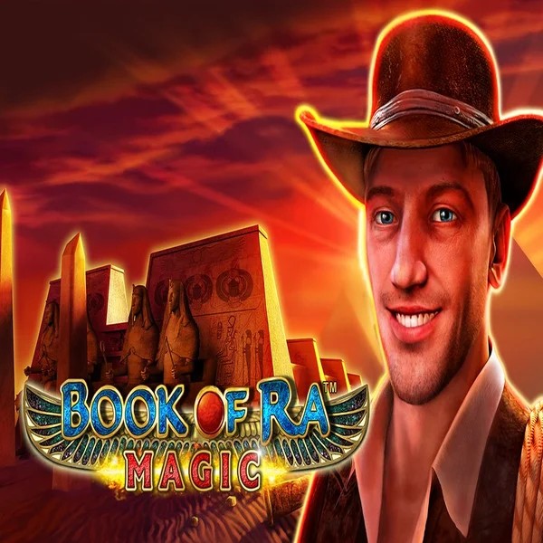 Book of Ra Magic logo by Greentube at OneRush Casino