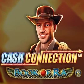 Cash Connection Book Of Ra by Novomatic, showcased at onerushcasino.eu – game logo