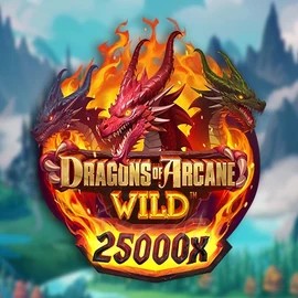 Dragons of Arcane Wild by Foxium, showcased at onerushcasino.eu – game logo