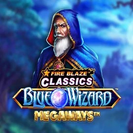 Fire Blaze Blue Wizard Megaways casino game by Rarestone Gaming – featured logo at OneRush Casino