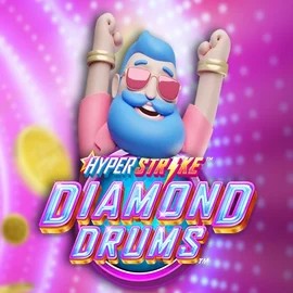 Hyper Strike Diamond Drums logo – Slots by Gameburger Studios at OneRush Casino