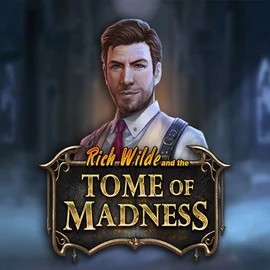 Tome of Madness slot logo by Play'n GO at OneRush Casino
